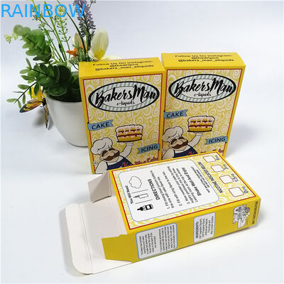 De douane drukte document vakje verpakkende Giftvakjes Hete het Stempelen UV Met een laag bedekte zeepvakjes