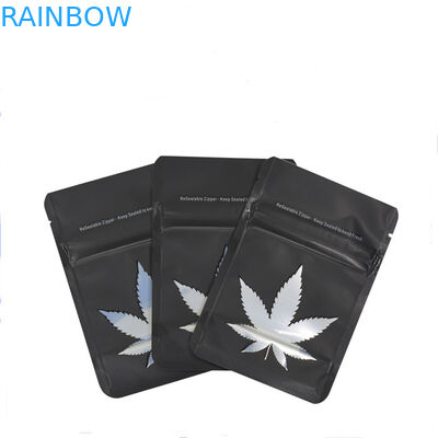 De Aluminiumfoliesuikergoed die Veilig voor kinderen van de douanedruk Mylar-de Zak van Zakmatt smell proof childproof ziplock verpakken