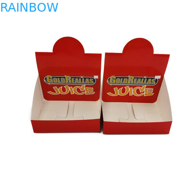 Kartondocument Vertoningsvakje dat CMYK-Kleur voor de Vertoningszakken van Glansflessen Verpakking verpakt