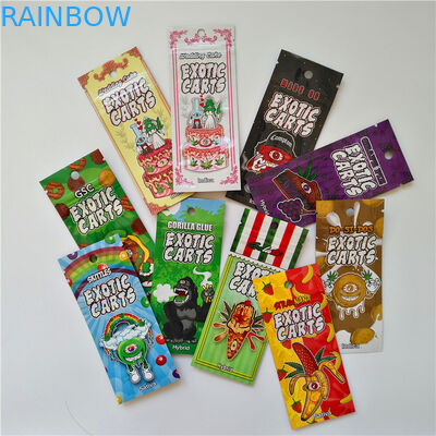 van het de Geurbewijs van 3.5g 1/8oz van de de Stamper de Duidelijke Ritssluiting Zak Veilig voor kinderen van de Uitgangsmylar voor Hennepbloem CBD Gummies Verpakking