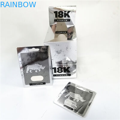 De naar maat gemaakte mannelijke pil die van de verhogingsblaar Roze Pussycat-kaartdoos verpakken