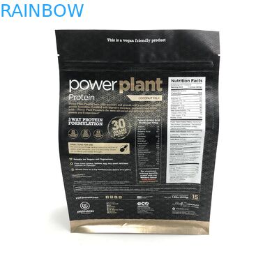 De vlakke Verpakkende Zakken van het Bodem500g 1kg VMPET CMYK Eiwitpoeder