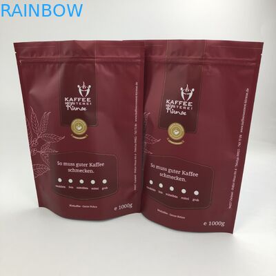De Tribune van douanelogo color resealable 1KG 500G op zak met de Zakken van de Aluminiumfolieritssluiting voor Kaffee-Suikergoed Verpakking