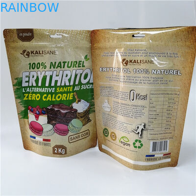 Aangepaste tribune op zakkenpoeder die moringa theezakjes verpakken