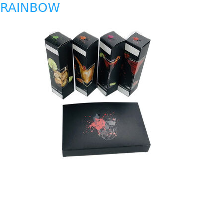 Zwarte Matte Uv Printing Custom Paper-Doos voor Parfum/CBD-Olie Verpakking