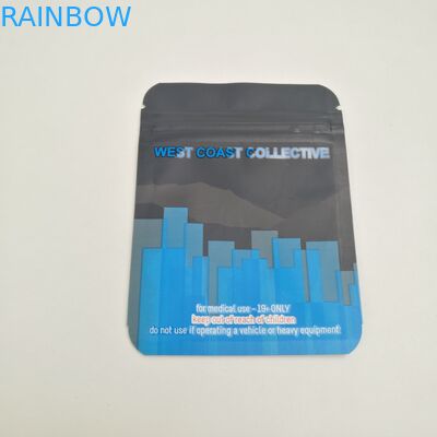 Aangepaste 3.5gcookies doet de UV van het het kindonkruid van het geurbewijs sachets van de de wildernisgeneeskunde runtz met ritssluiting in zakken