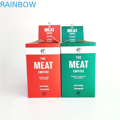 De Scheur van de compensatiedruk van Document Vakje voor Rundvleesbiltong