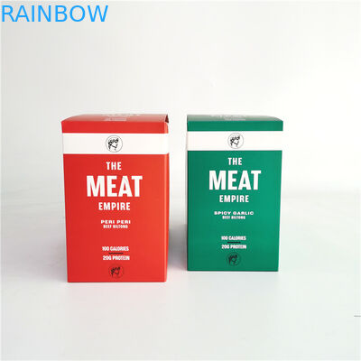 De Scheur van de compensatiedruk van Document Vakje voor Rundvleesbiltong