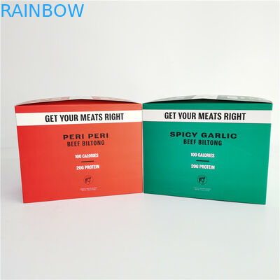 De Scheur van de compensatiedruk van Document Vakje voor Rundvleesbiltong