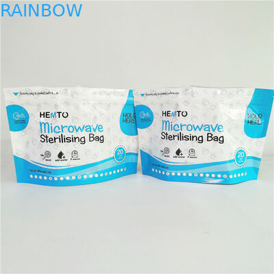 De Microgolf Sterlizer Oven Bag van de voedselrang 120mic VMPET