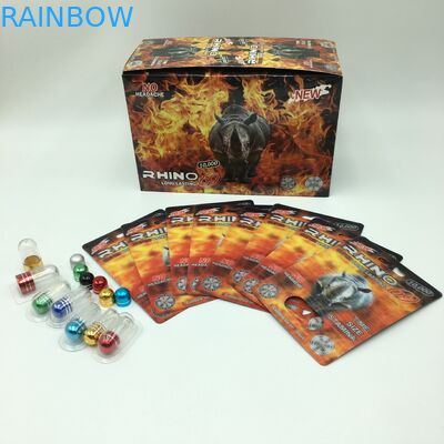 RINOCEROSpil 60*80cm 3D Lenticular Kaart van pvc met Kogels