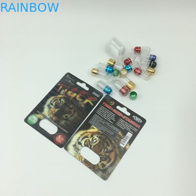 Seksuele Machtscapsule die 3D de Blaarkaarten verpakken van CMYK 350g