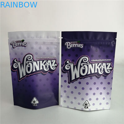 Aangepaste 3.5g-het Onkruidtribune van de Koekjesnoot op Plastic het Suikergoedzak 7g 18g 24g van de Ritssluitingszak