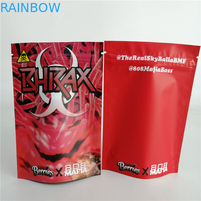 Aangepaste 3.5g-het Onkruidtribune van de Koekjesnoot op Plastic het Suikergoedzak 7g 18g 24g van de Ritssluitingszak