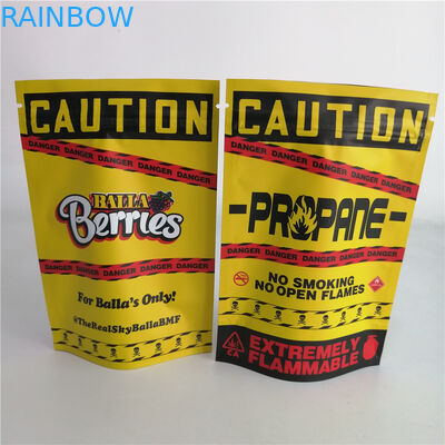 Aangepaste 3.5g-het Onkruidtribune van de Koekjesnoot op Plastic het Suikergoedzak 7g 18g 24g van de Ritssluitingszak