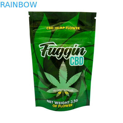 Resealable Onkruidcbd VMPET 180mic Mylar Tribune op Zak