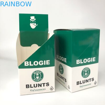 Het Document van de Kleurenpreroll van sigarenomslagen CMYK Verpakkend vertoningsvakje