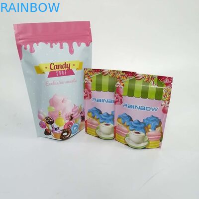 De hoge Glanzende Zakken van de de Snackritssluiting van de Gravuredruk CMYK