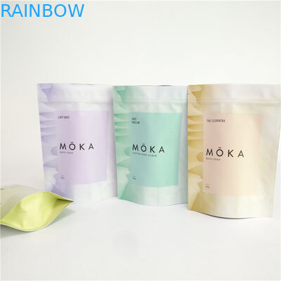 Het volledige Kleurendruk200g Lichaam schrobt Tribune op Lege de Koffiezak van de Zakaluminiumfolie met Ritssluiting