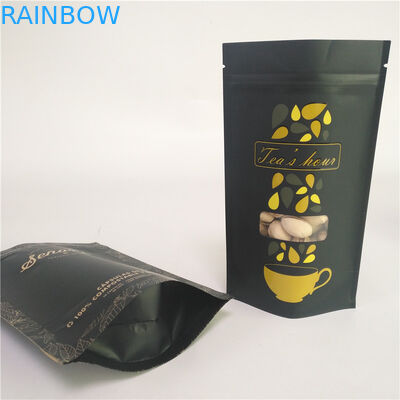 Resealable het Document van Kraftpapier van de Ritssluitings250g 500G 80gsm PMS Kleur Zakken