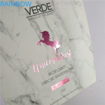 van het het Haarmasker van 5ml 30ml van de Zakmini eye cream pouch skincare Verpakkend de Steekproefsachet met Document Vertoningsvakje