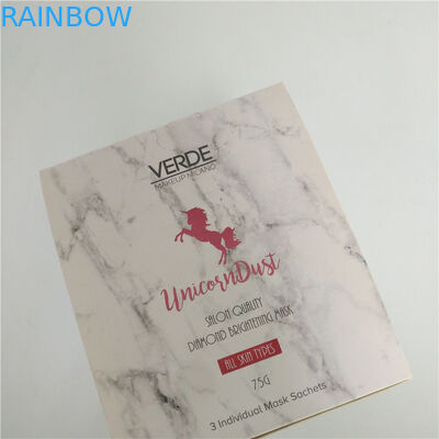 van het het Haarmasker van 5ml 30ml van de Zakmini eye cream pouch skincare Verpakkend de Steekproefsachet met Document Vertoningsvakje