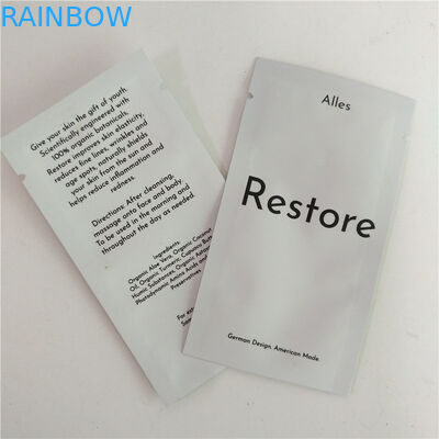 Drie de Zij Kosmetische Verpakkende Zak van de Verbindingsmopp Mylar Folie