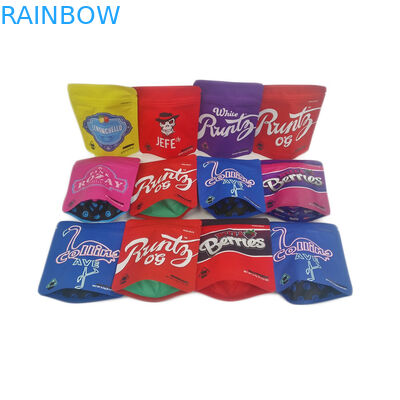 Klaar om van de de Zakfolie van het Geurbewijs te verschepen 3.5g de Ritssluitings Zachte Aanraking bloeit de Eetbare Resealable Cannabis Verpakkende Mylar-Zak