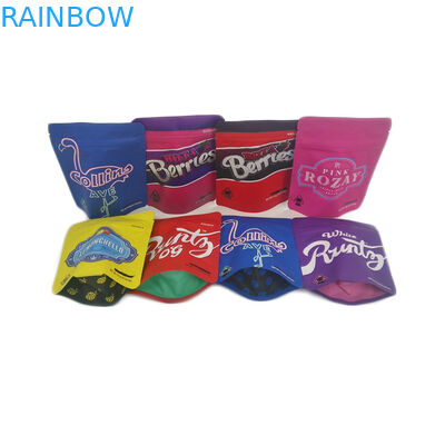 Klaar om van de de Zakfolie van het Geurbewijs te verschepen 3.5g de Ritssluitings Zachte Aanraking bloeit de Eetbare Resealable Cannabis Verpakkende Mylar-Zak