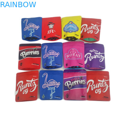 De zachte de Ritssluitings Plastic Zakken van de Aanrakings3.5g Folie ruiken de Koekjes Jefe die van de Bewijssteen 3.5g 7g Cannabies Mylar-Zakdouane verpakken