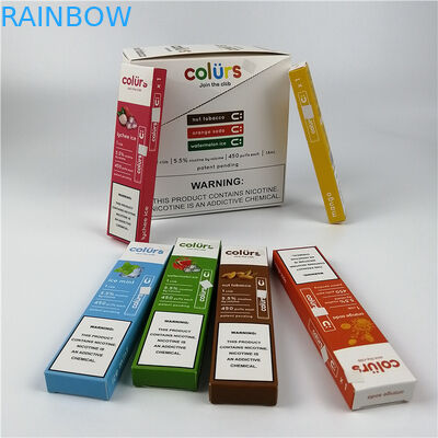 Het Hologramdocument van Cmyk van Vapepennen de Kaart verschroeit Vakjes het Hete Stempelen