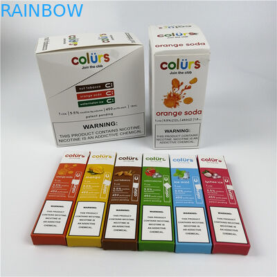 Het Hologramdocument van Cmyk van Vapepennen de Kaart verschroeit Vakjes het Hete Stempelen