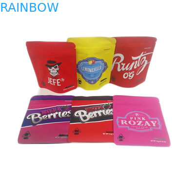 De lage van de de Aanrakingsgeur van MOQ 500pcs Zachte van het Bewijscannabies van de Zak Eetbare 3.5g Koekjes Verpakkende Aangepaste Zak Veilig voor kinderen van Mylar