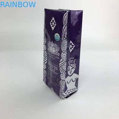 De glanzende Verpakkende Zakken van de Film250g 1kg 16oz VMPET Zijhoekplaat