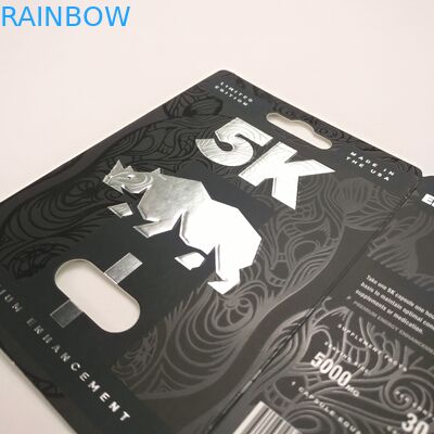 Glanzende Oppervlakte 9x12cm de Blaardocument van de Rinoceroscapsule Kaarten