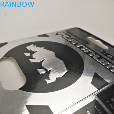 Glanzende Oppervlakte 9x12cm de Blaardocument van de Rinoceroscapsule Kaarten