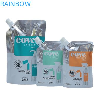 Vloeibare Desinfecterend middeltribune op van de de Zakken Detergent shampoo van Doypack Bevindende de wasserijzak