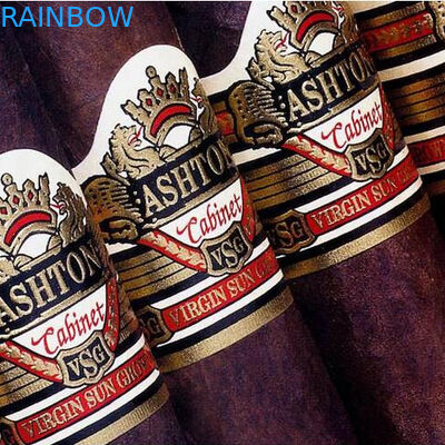 CMYK-Kleur 70mic het Gouden krimpt Stempelen Kokeretiketten