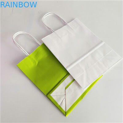 Kraftpapier-Document CMYK 350gsm kartonkruidenierswinkel het Winkelen Zakken met Handvat