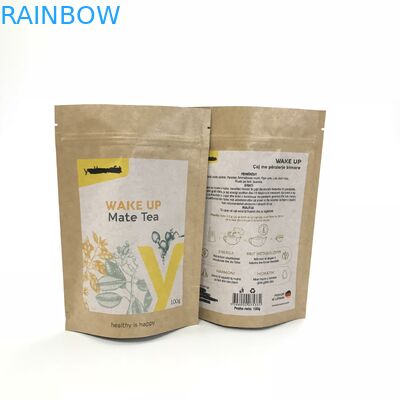 Tribune op van de het Sachet Verpakkende Koffie van de Aluminiumfolie het Document van de Zakkenkraftpapier Fabrikanten die Koffiezakken verpakken