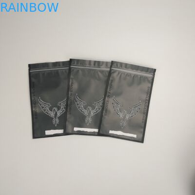 Aangepaste Glanzende Oortelefoontoebehoren die de Hoofdtelefoonshoofdtelefoons verpakken die van Zakoortelefoons Zakken met Douaneembleem verpakken