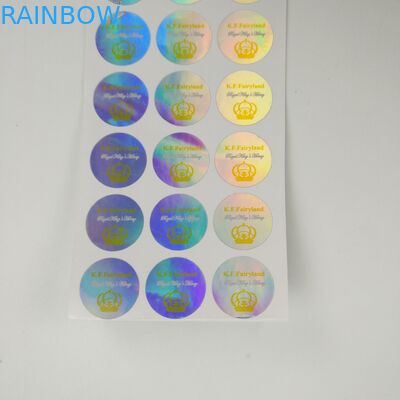 De Holografische Zelfklevende Privé Stickers van VMPET MOPP voor Dozen