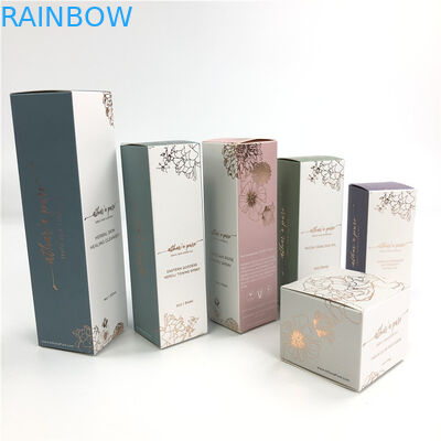 Witte Karton Kosmetische Hete het Stempelen Document Vakje Gezichtsroom Verpakking