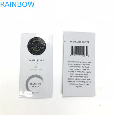 De aangepaste Beschikbare Kleine Steekproefzak voor Gezichtsserum Drie van het reinigingsmiddelenoog Kant verzegelde Sachet voor Make-upproducten