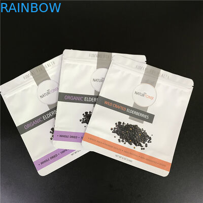 Aluminiumfoliezak Aangepaste Zakken met Gedrukt Logo Mylar Bags met Ritssluiting