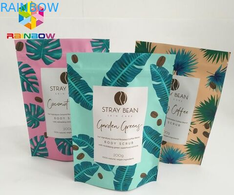 Schrobt het douane Toegelaten Matte Aluminum Foil Bath Salts-Zakkenlichaam Verpakkende Mylar-Zakken