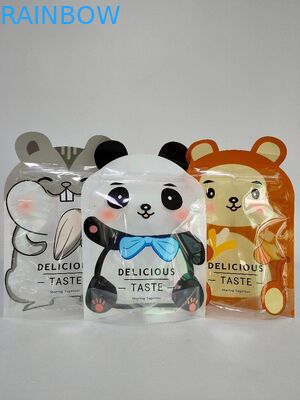 Glanzende Tribune die omhoog Zakken Aangepaste Zakken met Speciale Vorm verpakken