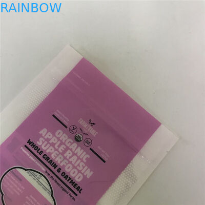 De glanzende Oppervlaktetribune die omhoog Zakken verpakken paste Zakken met Venster voor Voedsel Verpakking aan