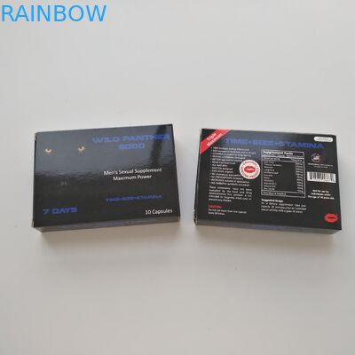 De douane drukte het Witte Kaartdocument Verpakkende Vakje van de Gezondheidszorgpil