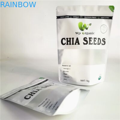 De digitale Ritssluiting van Druk Transparante Vlakke Zakken paste Plastic Zakken aan